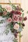 Wedding Artificial Welcome Sign Flowers Swag Arch Floral Garland (NOT INCLUDE SIGN)